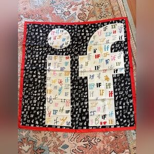 100% silk Met Life IF scarf